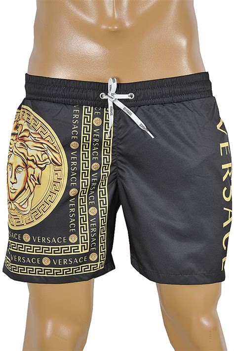 versace jean shorts mens|Versace men's shorts set.